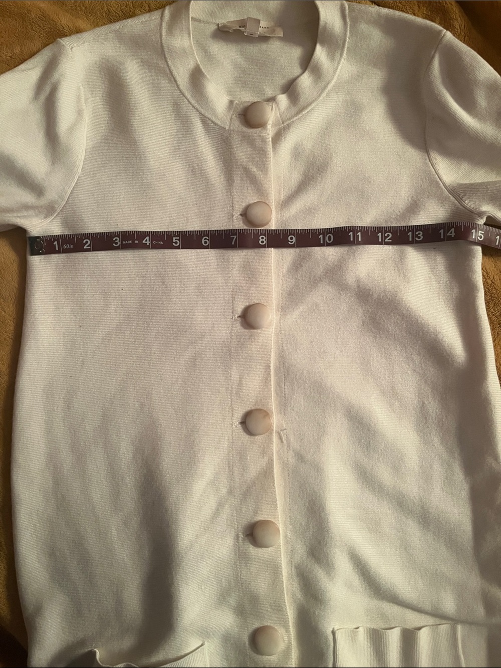 Sezane Ava Dress in Cream - Picture 6 of 6